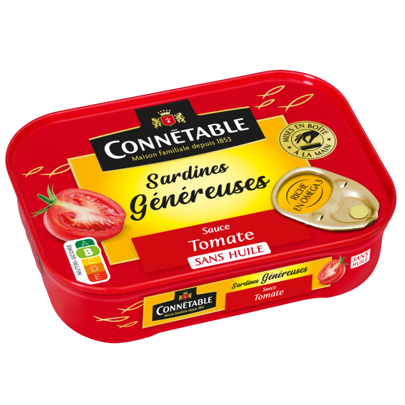 Sardines genereuses Sauce tomate