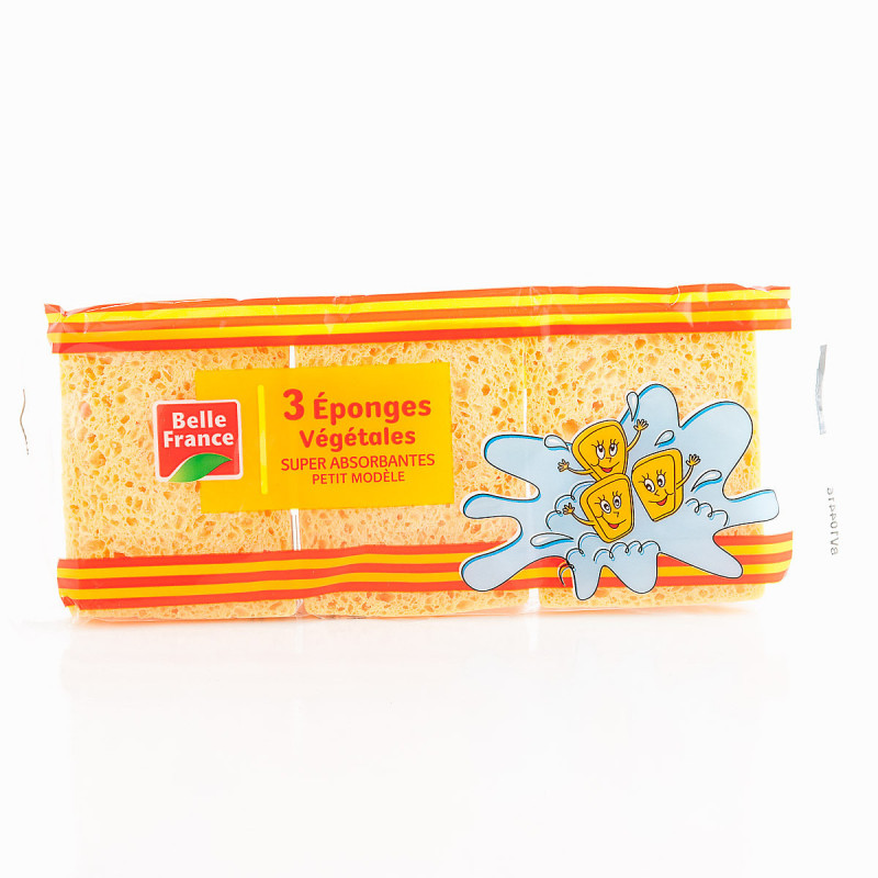 LOT 3 EPONGES BLONDES PETIT MODELE N%2 B FRANCE