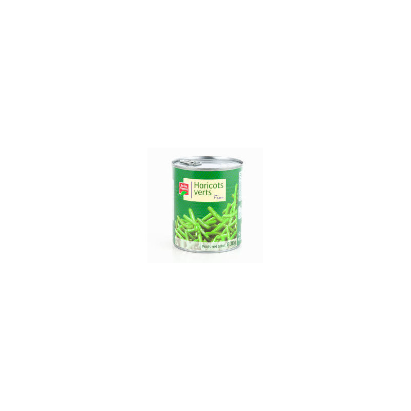 HARICOTS VERTS FINS MANGE TOUT 800G BELLE FRANCE