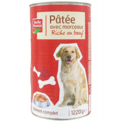 PATEE MCX RICHES EN BOEUF 1,2KG BF