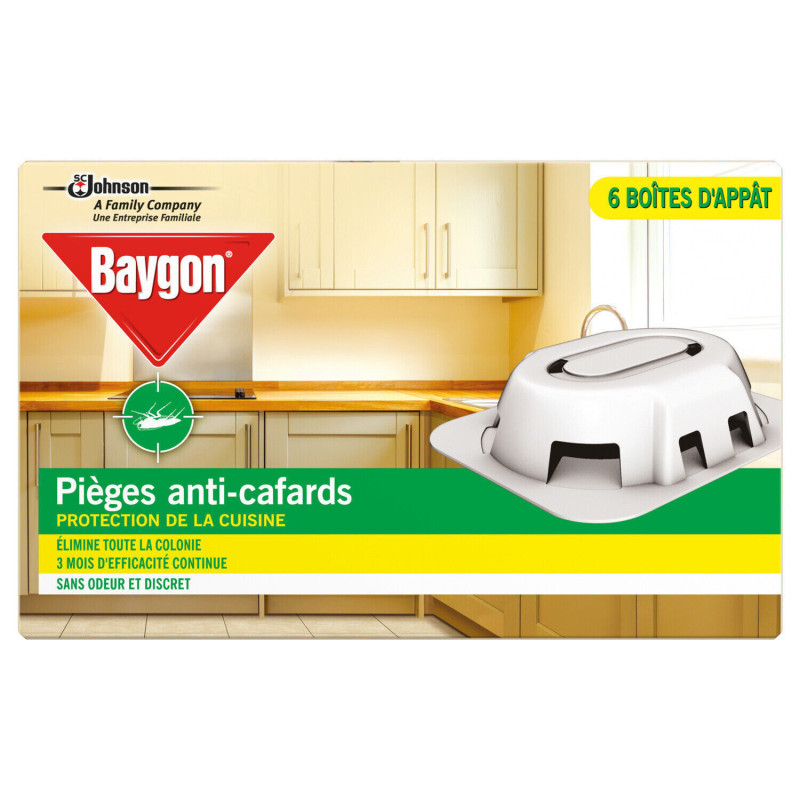 BAYGON PIEGE CAFARDS X6