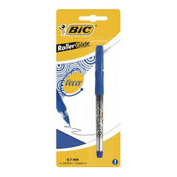 BIC STYLO ROLLER BLEU+REC
