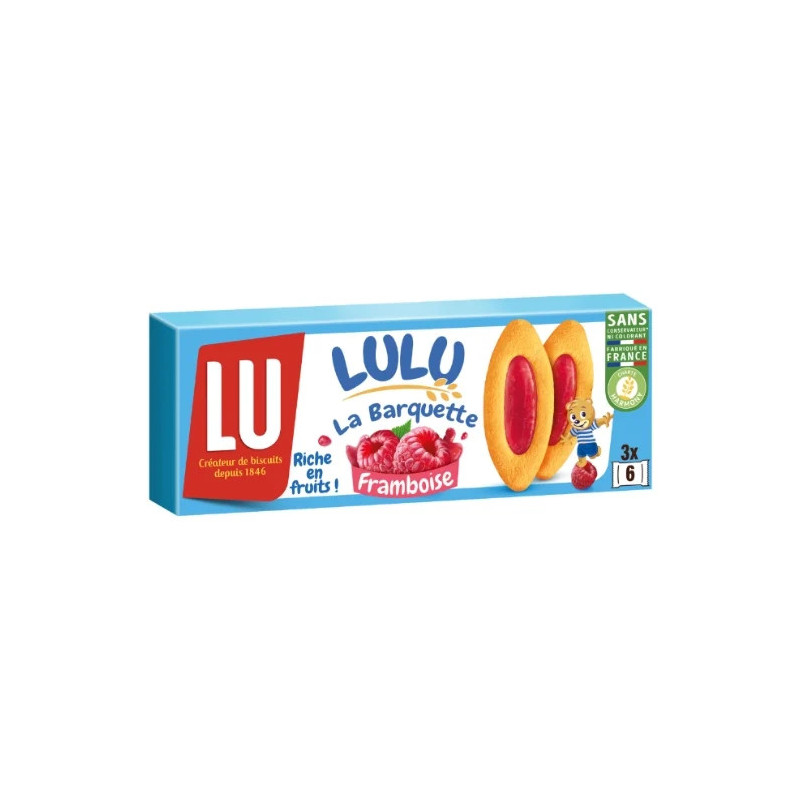 BARQUET PULPE FRAMBOISE 120G LULU