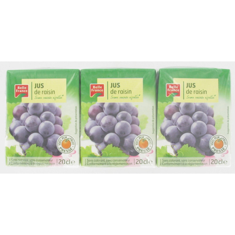 JUS RAISIN 100%  6X20CL - BF