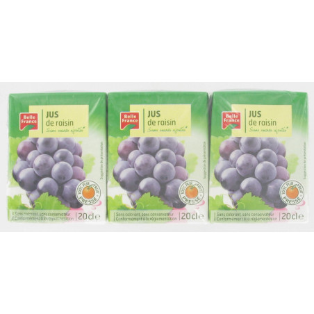 JUS RAISIN 100%  6X20CL - BF