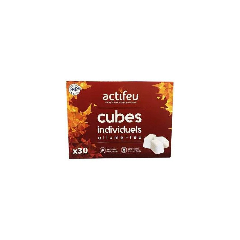 30 CUBES ALLUME FEU ACTIFEU