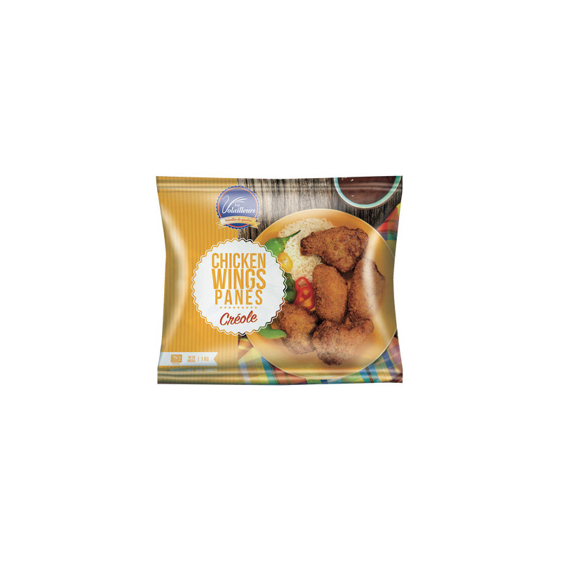 WINGS DE POULET CRÉOLE SHT 1 KG