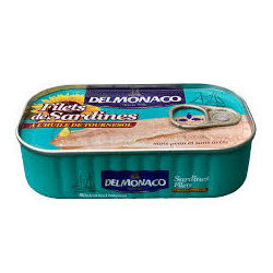 FILET SARDINE TOURNESOL 125G - DMONACO