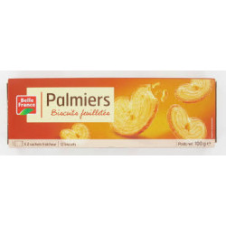 PALMIERS FEUILLETES 100G BF
