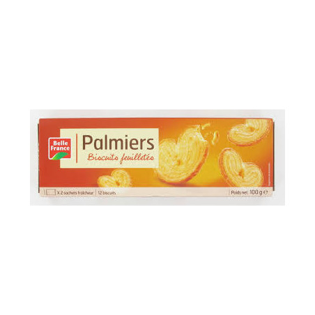 PALMIERS FEUILLETES 100G BF