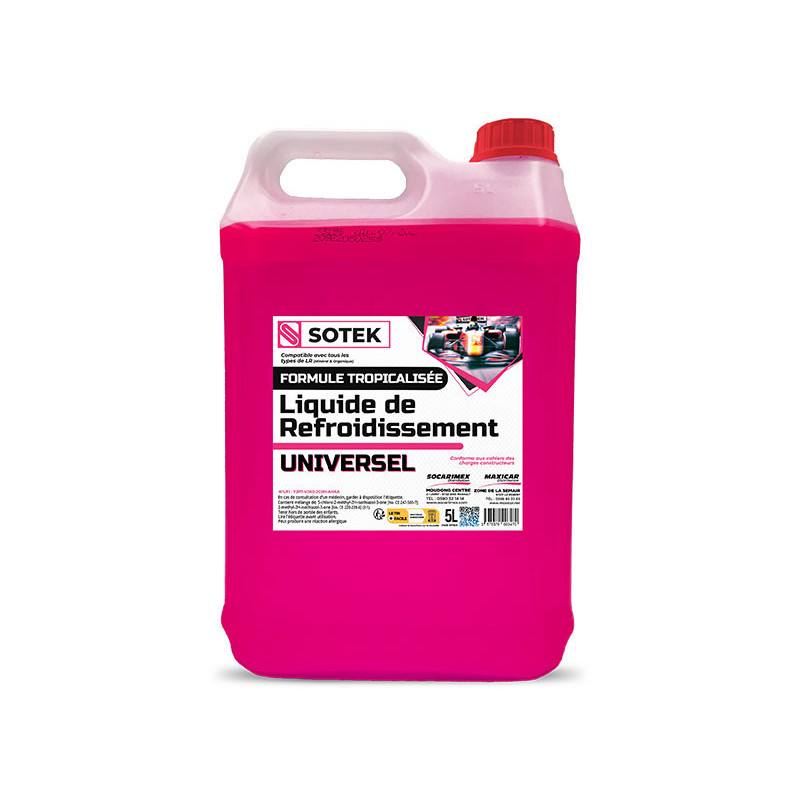 Liquide refroidissement SOTEK UNI ROSE 5L
