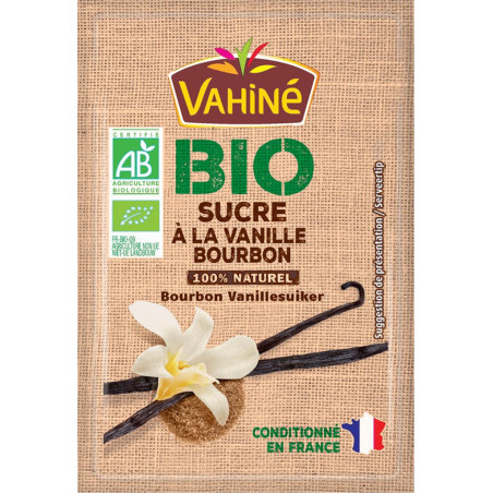5 SACH SUCRE VANILLE BOUR BON BIO 7G VAHINE