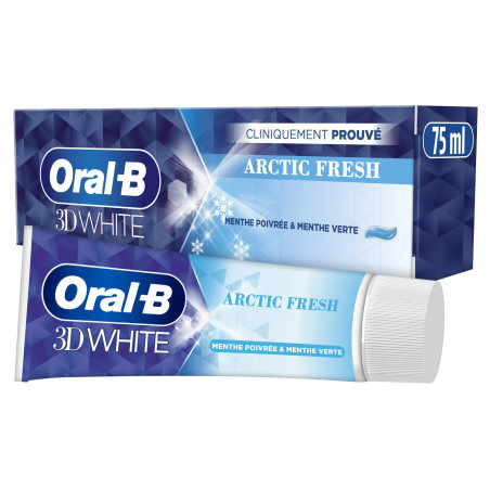 Oral B Dentifrice 75ML 3D White Artic fresh