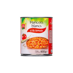 HARICOTS BLANCS TOMATE 800G BF