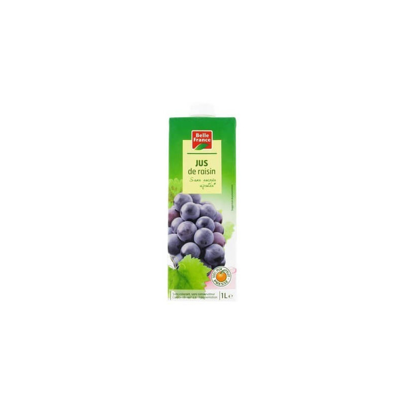 JUS DE RAISIN 100% BELLE FRANCE 1L
