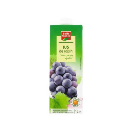 JUS DE RAISIN 100% BELLE FRANCE 1L