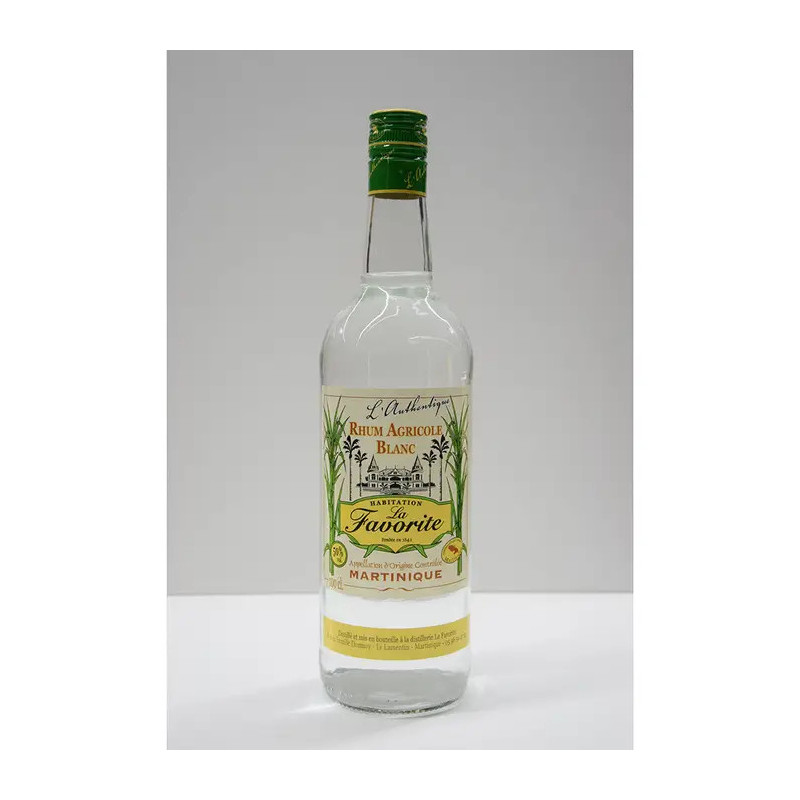 RHUM BLANC AUTHENTIQUE 1L 50D - LA FAVORITE