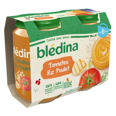 Pot LV Tomate riz poulet 2X200g