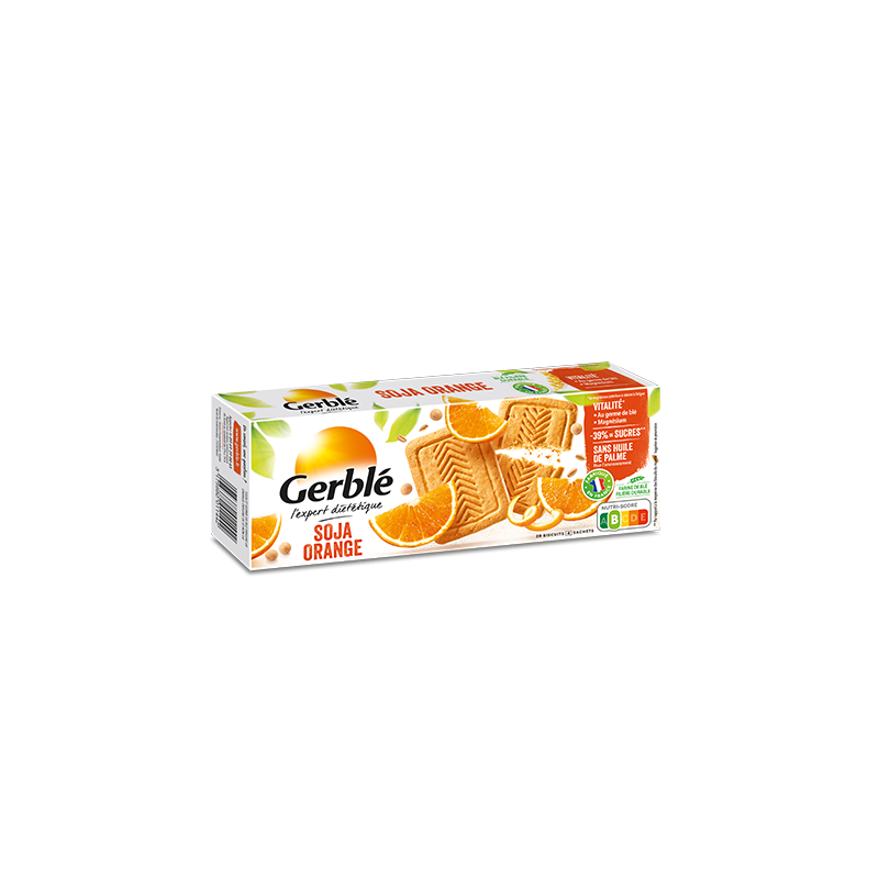 BISCUITS SOJA ORANGE 280G GERBLE