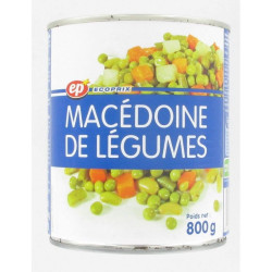 MACEDOINE LEGUMES 800G ECOPRIX