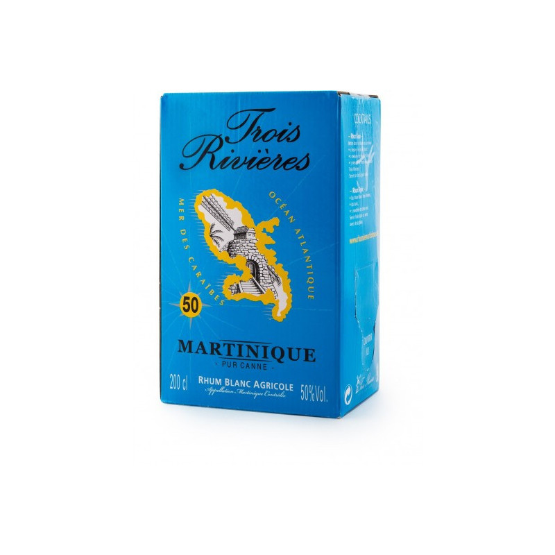 RHUM BLANC 50D 2L - TROIS RIVIERE