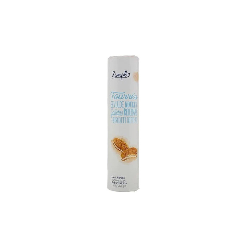 EVERYDAY BISCUITS FOURRES VANILLE 500G