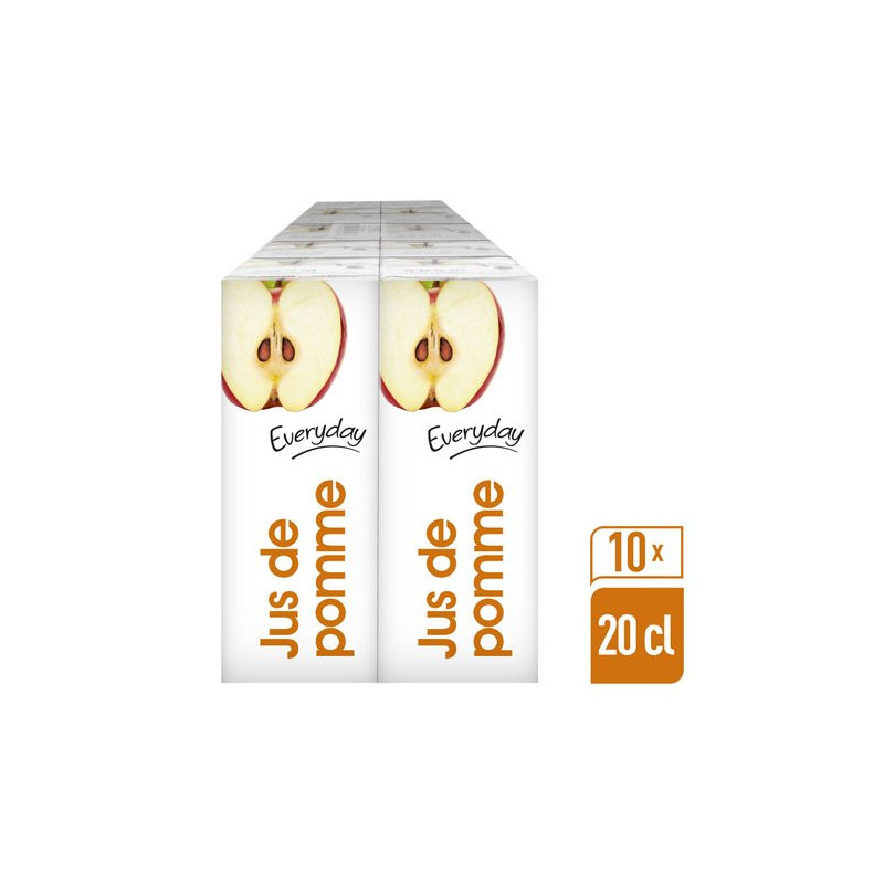 EVERYDAY JUS DE POMME 10X20CL