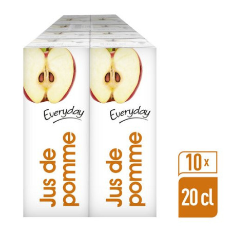 EVERYDAY JUS DE POMME 10X20CL
