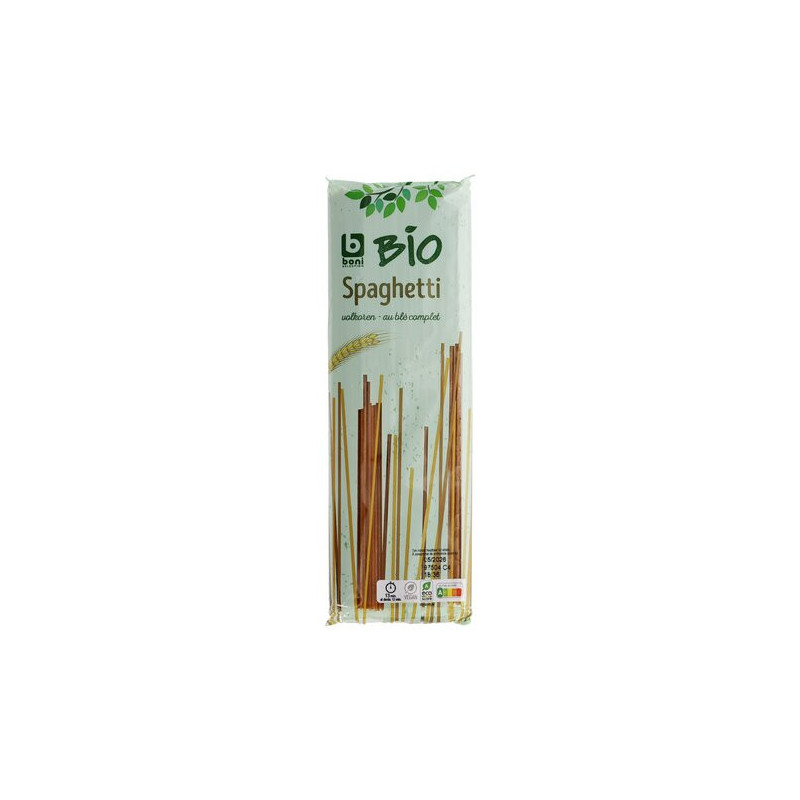BONI BIO spaghetti complet 500g