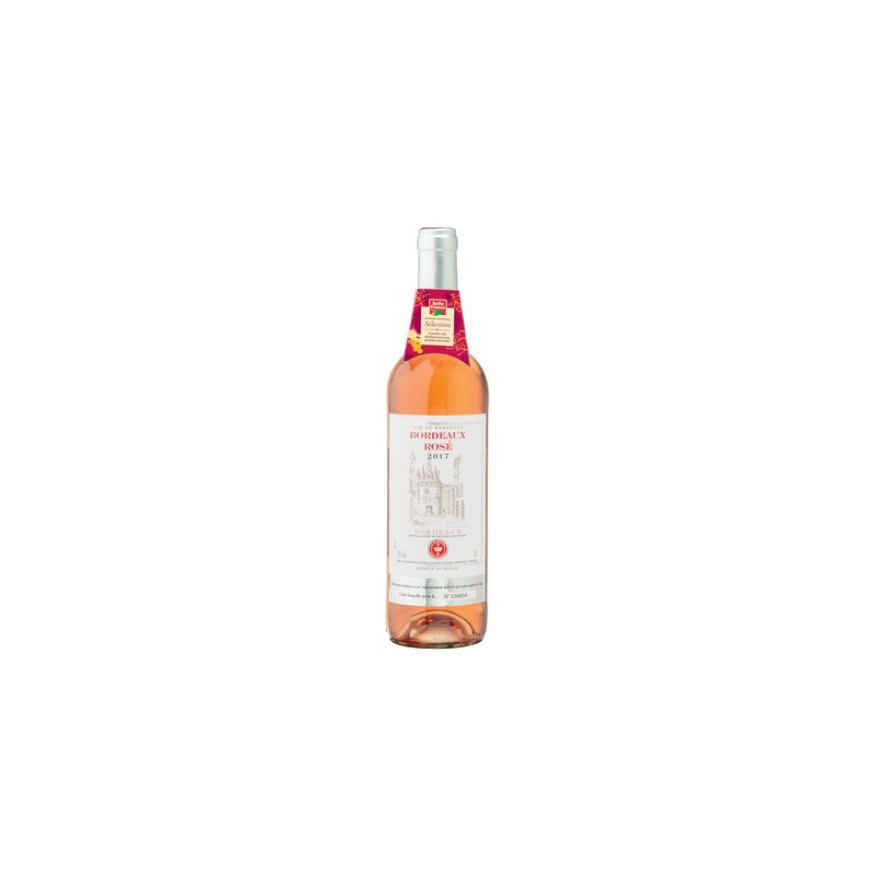 VIN BORDEAUX ROSE AOC 75CL - BELLE FRANCE