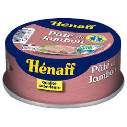 HENAFF PATE DE JAMBON 80G