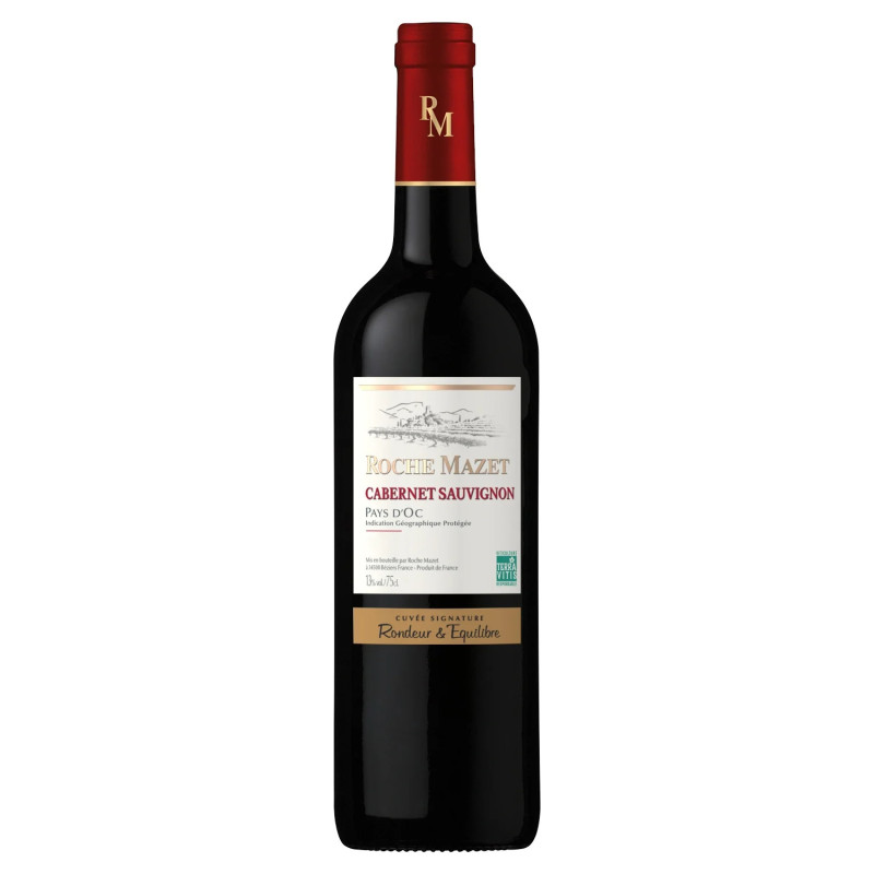 VIN CABERNET SAUVIGNON ROUGE 2023 75CL - ROCHE MAZET