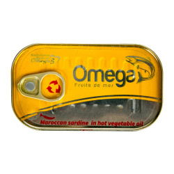 SARDINE PIMENTEE 125G - OMEGA