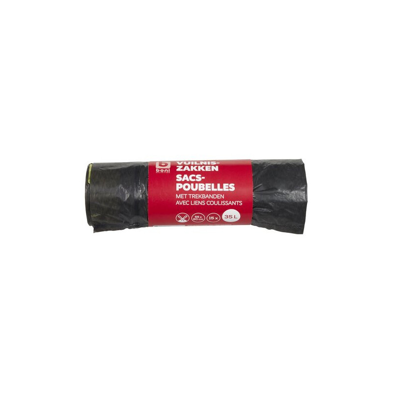 BONI SAC POUBELLE COULISS. 15X35L