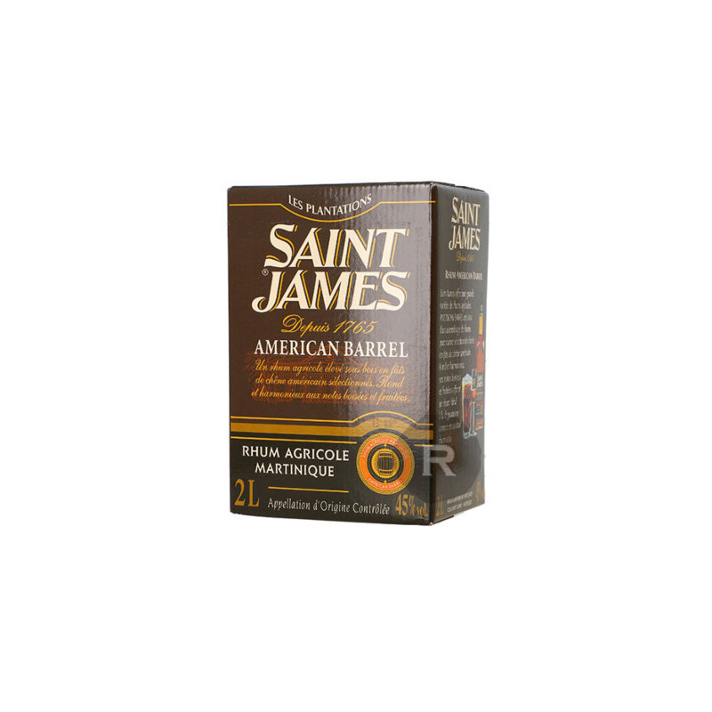 RHUM AMERICAN BARREL 2L 45°