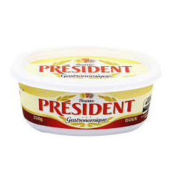 BEURRIER DOUX 250G - PRESIDENT