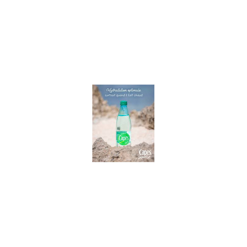 EAU CAPES GAZEUSE 50CL