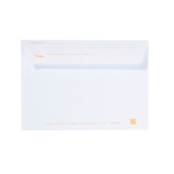 50 Enveloppe Blanc 80G 114x162