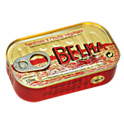 SARDINE HUILE TOURNESOL 125G - BELMA