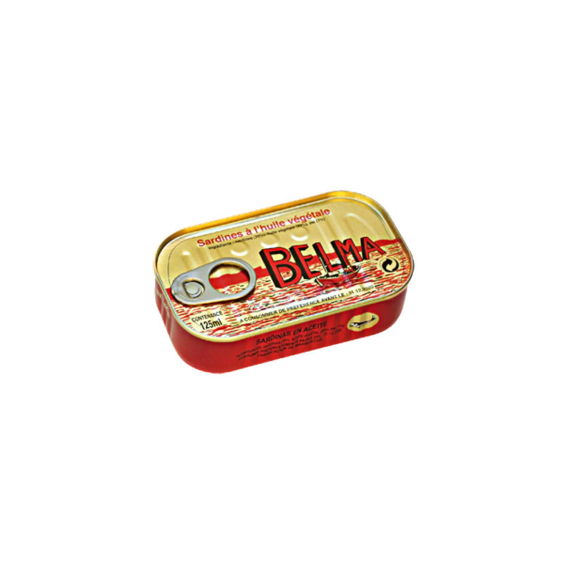 SARDINE HUILE TOURNESOL 125G - BELMA