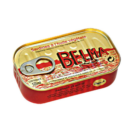 SARDINE HUILE TOURNESOL 125G - BELMA