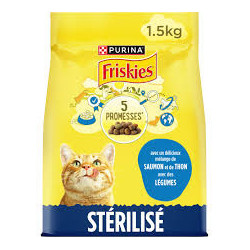 FRISKIES CHAT SAUMON 1,5KG