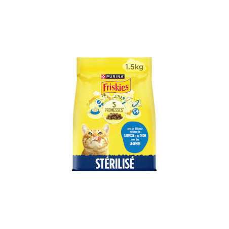 FRISKIES CHAT SAUMON 1,5KG