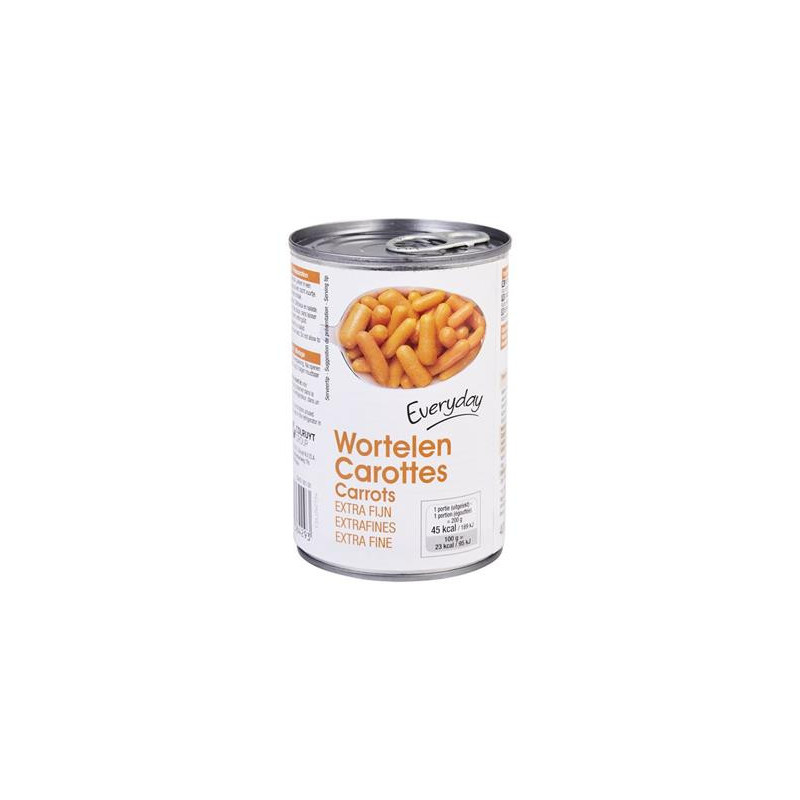 EVERYDAY carottes trs fines cons 400g