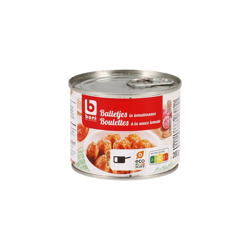 BONI BOULETTE SAUCE TOMATE 200G