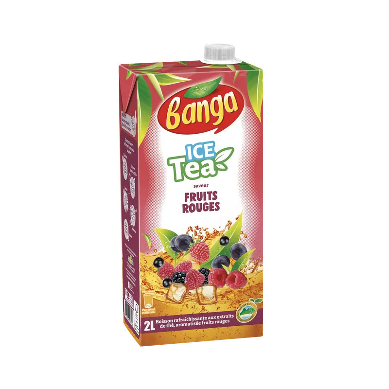 Banga ice tea fruits rouge 2l