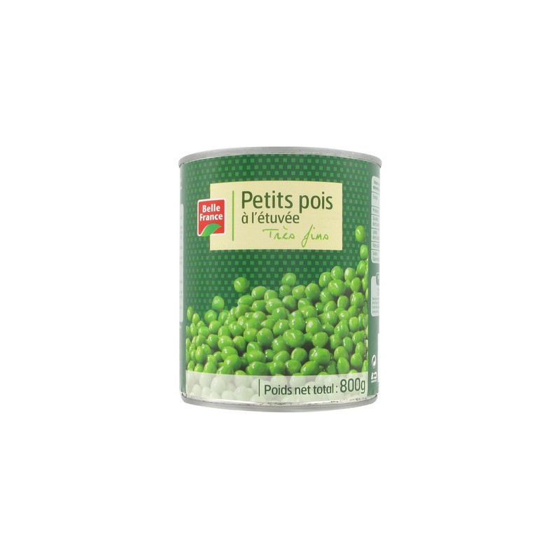 POIS TRES FINS ETUVES 800G BELLE FRANCE