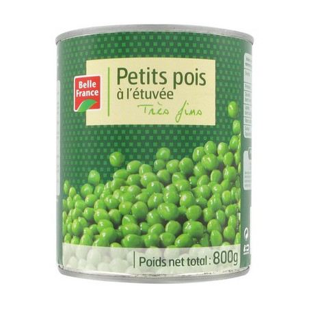 POIS TRES FINS ETUVES 800G BELLE FRANCE