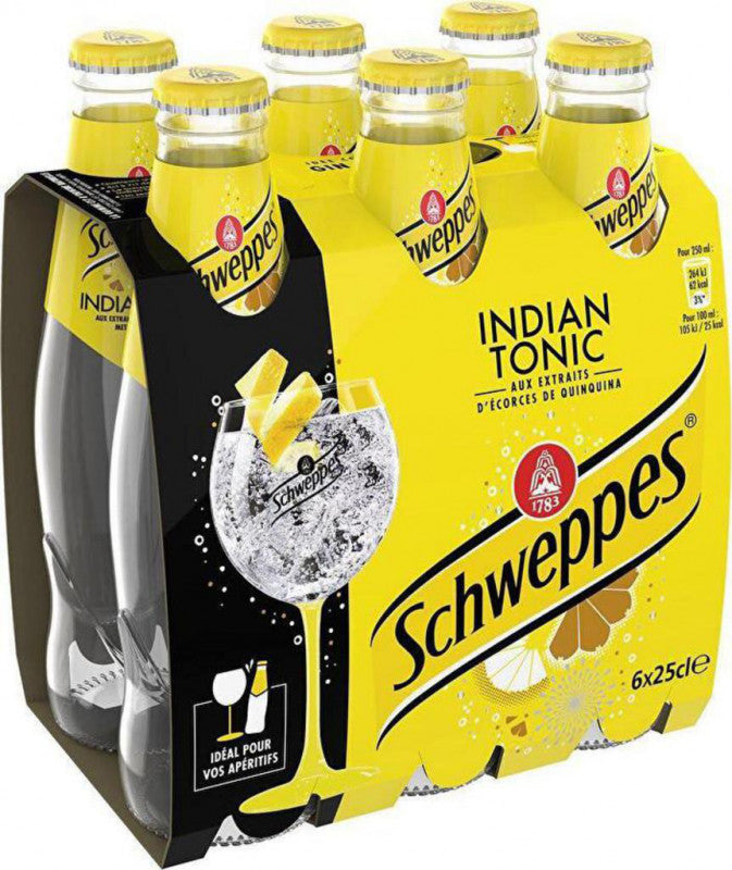 Schweppes Indian Tonic 25cl X6