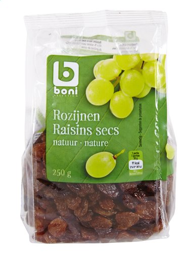 BONI raisins secs nature 250g